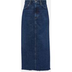 Donna - Oro Gonne Agolde Hilla Long Line Skirt - Blue