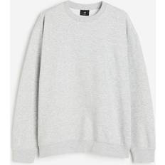 H&M Men Jumpers H&M Men Grey Loose Fit Sweatshirt