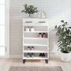 vidaXL Skohylla Vit 60 x 35 x 105 cm Skoställ