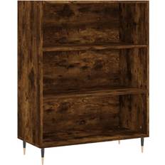 vidaXL Engineered Wood Smoked Oak Bücherregal 90cm