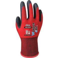 Red Disposable Gloves Wonder Grip Flex Single Gloves - Red/Black