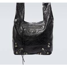 Leather - Men Bags Balenciaga Tote Le Cagole aus Leder Schwarz Einheitsgröße