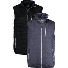 Grå - Herre - Træningstøj Veste Cutter & Buck Rainier vest, Sort