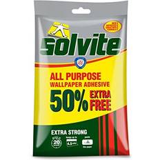 Solvite Solvite All Purpose Wallpaper Paste 3 Rolls 50% Free