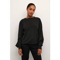 Kaffe Dame Sweatere Kaffe Pullover Sort Damer