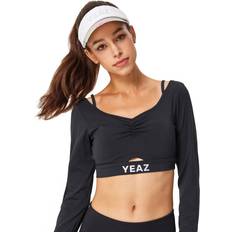 Sort - Unisex BH'er YEAZ Funktionsbluse Horizon - Sort/Hvid