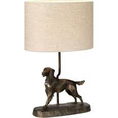 Resin Table Lamps NETLIGHTING Rufus Bronzed Patina Table Lamp