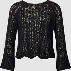 Kort Sweatere Only Onlnola Life Pullover - Black