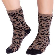 PJ Salvage Fun Print Cozy Socks Leopard One * Kampanj *