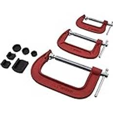 Morsetti a G AmTech Set Morsetti Ganasce Morbide 5-7.6-10 cm Morsa a G