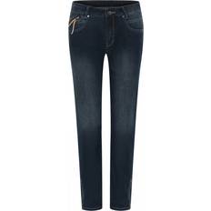 4XL - Dame Jeans Cero Cero Bukser Suzanne Denim Mørkeblå med slid