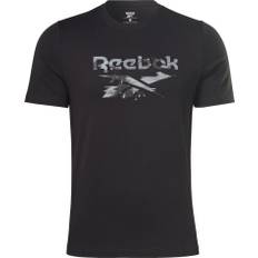 Reebok Herren Modern Camo T-Shirt, Schwarz