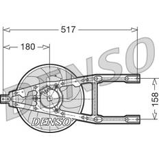 Ruitenwisseruitrustingen Denso DER09012 Engine Cooling Fan