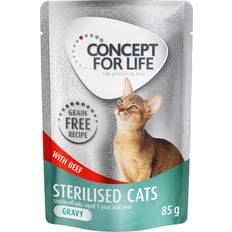 Concept for Life Lemmikit Concept for Life Sterilised Cats Okse sauce Kornfri