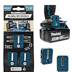 StealthMounts StealthMounts Makita Stubby Blau Magnetischer Bit-Halter Bit Organizer für Bohrer Idealer Bit-Halter für Makita-Bohrer und -Schlagschrauber 3er Pack