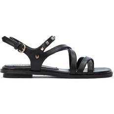 Sko Martinelli Mazzini Læder Sandaler Spænder Casual - Sort