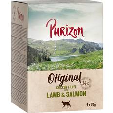 Purizon Katte Kæledyr Purizon 6x70g Adult Kyllingefilet Lam & Laks Kornfri