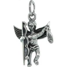 Trust Jewelry 925 Sterling Silver Guardian Angel Fisherman Charm Pendant 21mm