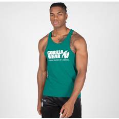 Dam - Turkosa Linnen Gorilla Wear Classic Tank Top, Green