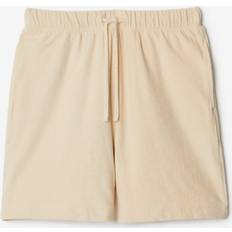 Burberry Herr Byxor & Shorts Burberry Beige Shorts Med Dragsko I Frotté - Beige