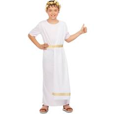 My Other Me Costume for children white 3-4 years roman warri unisex costumes neu Weiß