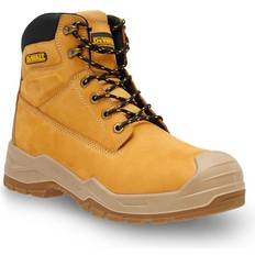 Work Clothes Dewalt Jamestown Side Zip Safety Work Boots Wheat Tan