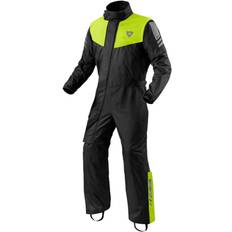 Gul Motorcykelstativer Rev'it! Pacific 4 H2O MC-Regndragt - Sort/Neongul