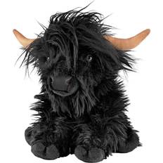 Kor Mjukisdjur Living Nature Gosedjur m. Ljud 22x16 cm Black Highland Ko One Size Gosedjur