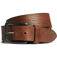 Jack & Jones Herr Skärp Jack & Jones VICTOR LEATHER BELT Mocha Bisque