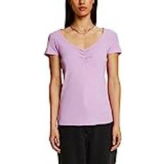 EDC by Esprit Damen 063CC1K302 T-Shirt, 505/VIOLET