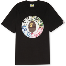 Bape Women T-shirts Bape Abc Camo Crazy Busy Works Tee Schwarz