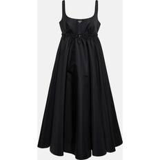 Prada Re-Nylon midi dress black