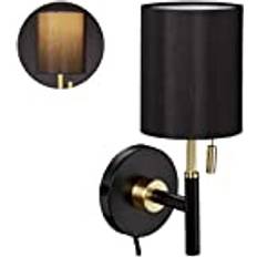 Vägglampa, tygskärm
