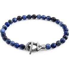 Anchor Bracelets Anchor & Crew Blue Sodalite Mantaro Silver and Stone Bracelet