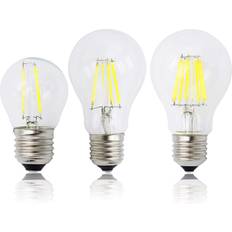 Light Bulbs Wejoy A60 G45 Vintage Dimmable LED Filament Light Bulb E27 Retro Edison Bulbs 2/4/6/8 Filaments 220V 230V Glass Bulb 10W 15W 20W 25W
