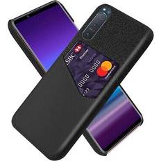MTP Products KSQ Sony Xperia 5 II Cover med Kort Lomme Sort