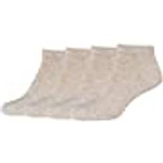 Bambus - Damen Unterwäsche Camano 4er Pack Soft Sneakersocken 8200 nature melange 41-46 Beige 39-42/43-46