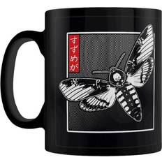 Tazas de café espresso Hawkmoth Con Cabeza Muerte Colectiva Poco Ortodoxa - Blanco/Varios Colores/Negro Taza de café espresso