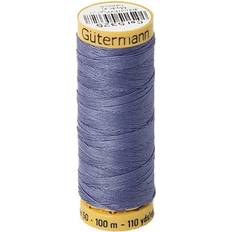 Garn & Håndarbeidsutstyr Gutermann Sytråd Bomull 5325 Jeansblå 100m