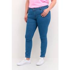 Stof Spijkerbroeken Kaffe Curve KCvicka Jeans - Blauw