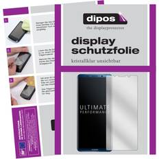 Bildschirmschutz Dipos Displayschutzfolie Crystalclear 2 Stück, Huawei Mate 10 Pro Smartphone Schutzfolie