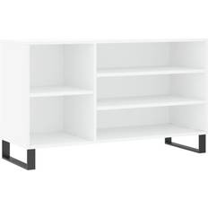 vidaXL Skoskåp Vit 102x36x60 cm Konstruerat Trä Skoställ