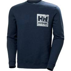 Helly Hansen SWEAT GRAFISK BLÅ