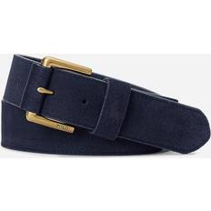 Polo Ralph Lauren Cinturones Polo Ralph Lauren Signature Pony Suede Belt Navy Male