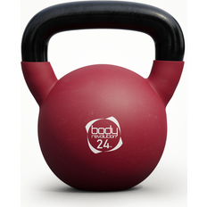Body Revolution Neoprene Coated Cast Iron Kettlebell 24KG Maroon