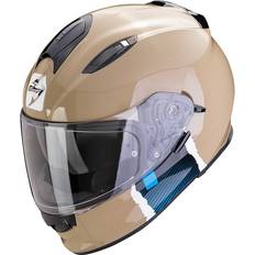 Scorpion EXO 491 CODE Sand/Blue Casco