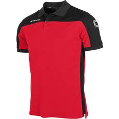 Polyester Polo Shirts Stanno Pride Polo Shirt Red Black