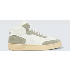 Bicolor Læder Og Ruskindssneakers - Hvid