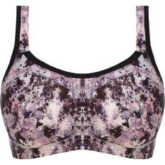 Freya Sport-BH:ar - Träningsplagg Freya High Octane Underwired Sports Bra Lilac Pattern * Kampanj *