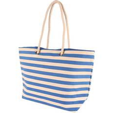 Women Beach Bags Nicola Spring Large Striped Canvas Tote Beach Bag 55cm x 36cm